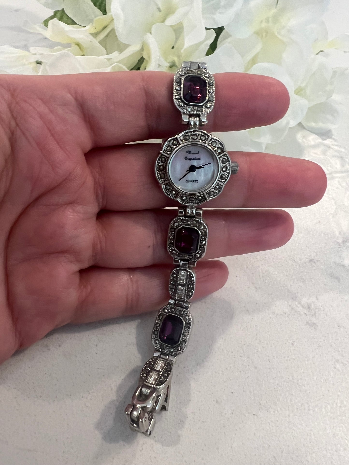 Purple gem watch